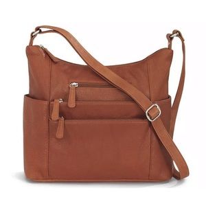 Magellan’s RFID Genuine Leather Tote Globetrotter